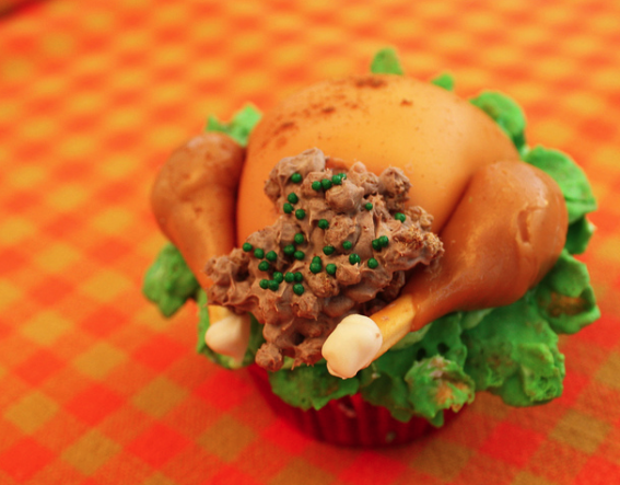 Is it too early to be thinking Thanksgiving    Party Cupcake Ideas