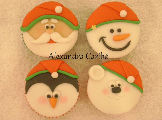 Match them with your favorite christmas cupcake recipe and either green or